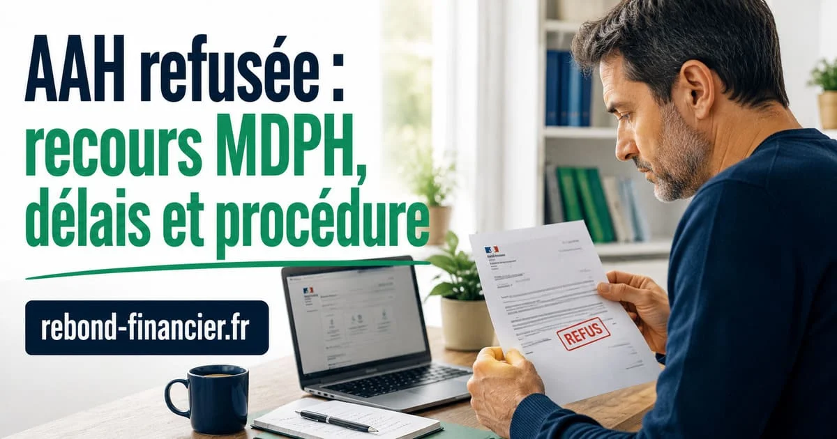 AAH refusée par la MDPH : comment contester la décision et faire valoir vos droits en 2026