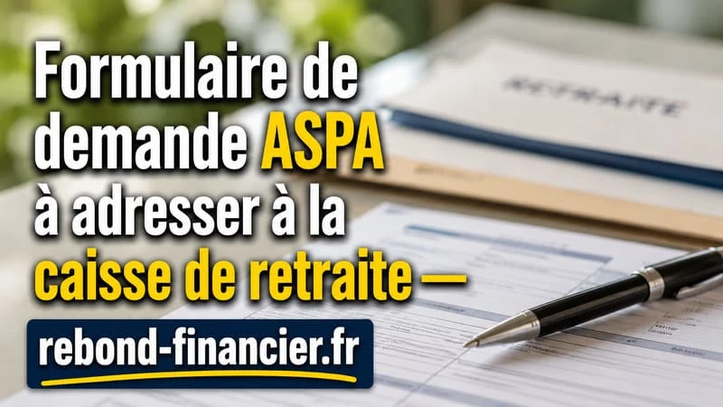 Demande d'ASPA : formulaire Carsat ou MSA selon votre régime Formulaire de demande ASPA à adresser à la caisse de retraite