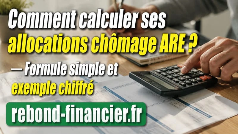 Calcul allocation chômage ARE tableau droits salaire journalier de référence