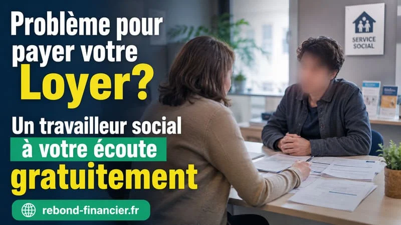 FSL et aides d'urgence après commandement de payer : le rôle du travailleur social Travailleur social accompagnant un locataire pour une demande de FSL suite à un commandement de payer