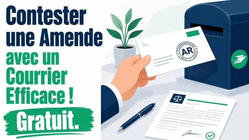 Contester une amende par courrier recommandé avec AR Lettre de contestation d'amende envoyée en recommandé