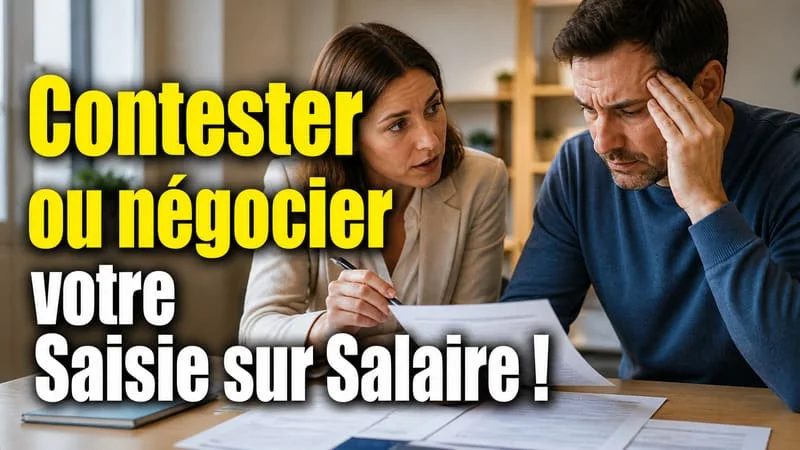 Travailleur social et salarié examinant ensemble un dossier de saisie sur salaire
