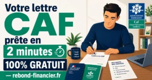 Générateur de lettre CAF gratuit : réclamation, recours gracieux et contestation en 2 minutes