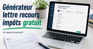 Générateur de lettre de recours aux impôts — Outil gratuit et personnalisé en ligne