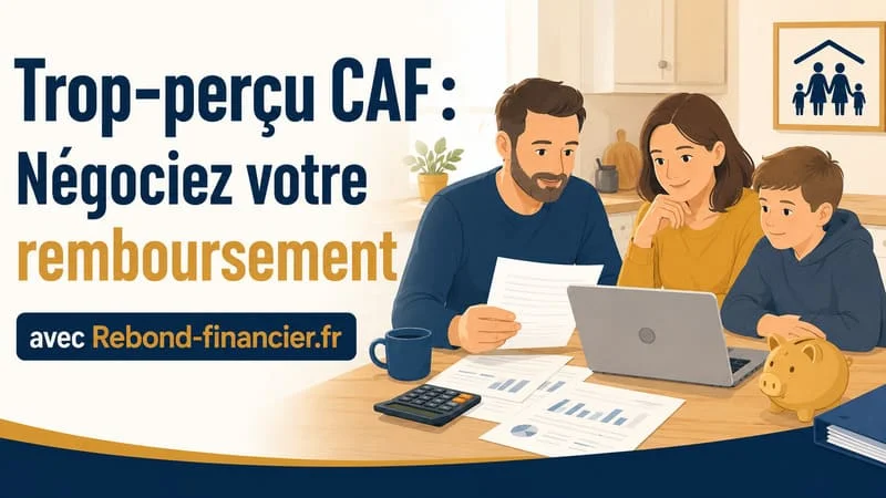 Négocier le remboursement d'un trop-perçu CAF – étapes clés