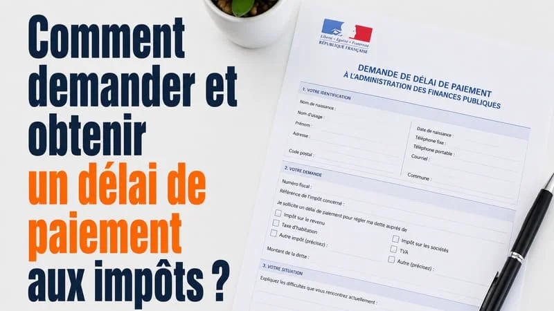 Formulaire 4805-SD de demande de délai de paiement des impôts