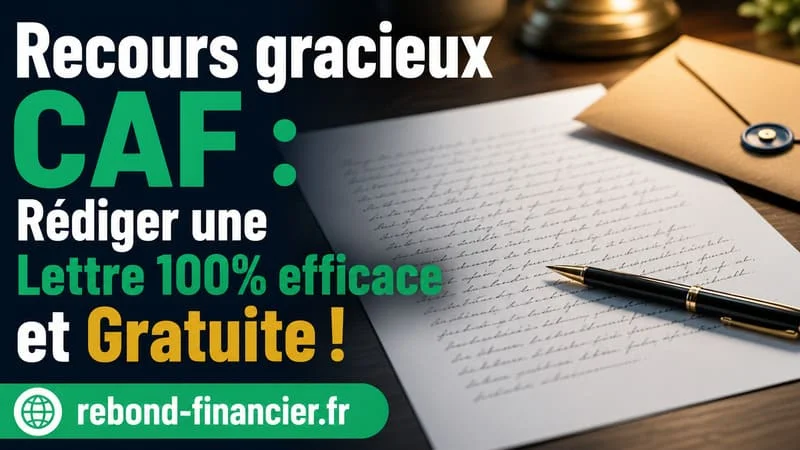 Recours gracieux CAF : rédiger une lettre efficace Lettre de recours gracieux CAF — éléments indispensables à inclure