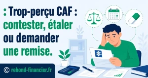 Trop-perçu CAF : que faire quand vous ne pouvez pas rembourser ou que vous contestez le montant