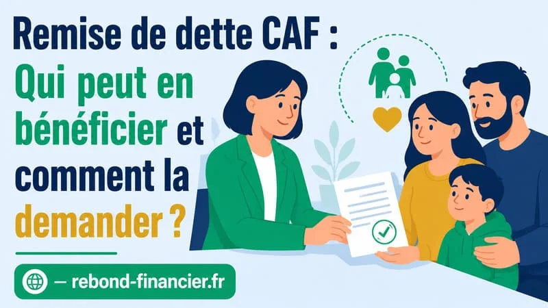 Remise de dette trop-perçu CAF – conditions et démarche auprès de la commission