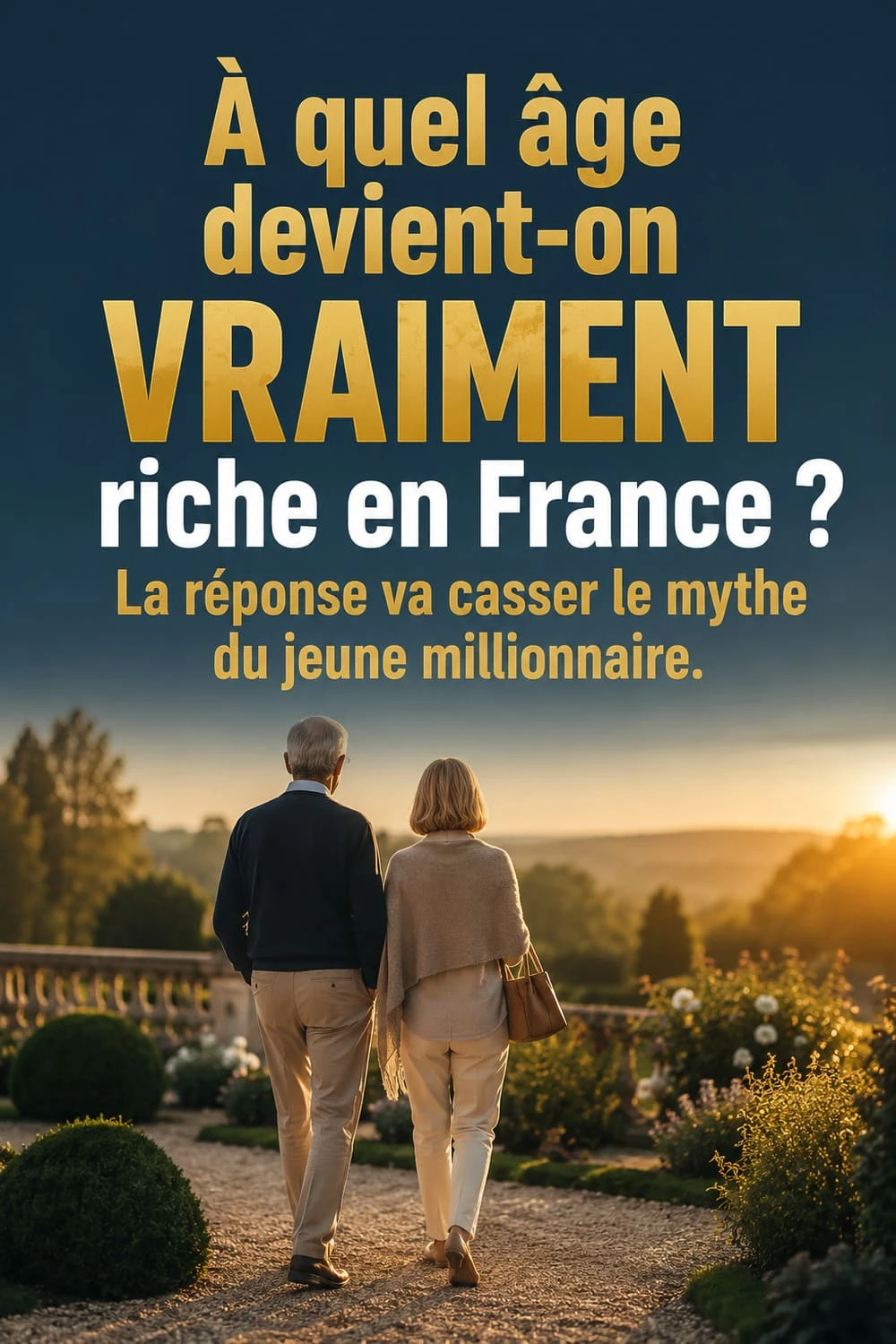 L'âge auquel les Français accumulent réellement leur patrimoine À quel âge devient-on riche en France, patrimoine et âge selon Insee