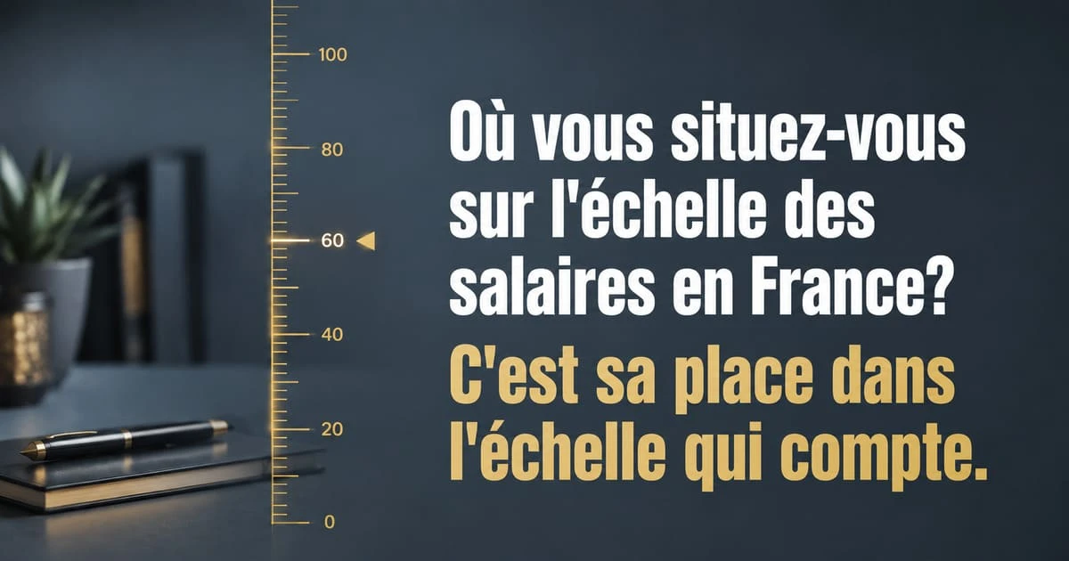 Outil de comparaison des salaires en France selon l'Insee Citation : où vous situez-vous sur l'échelle des salaires en France