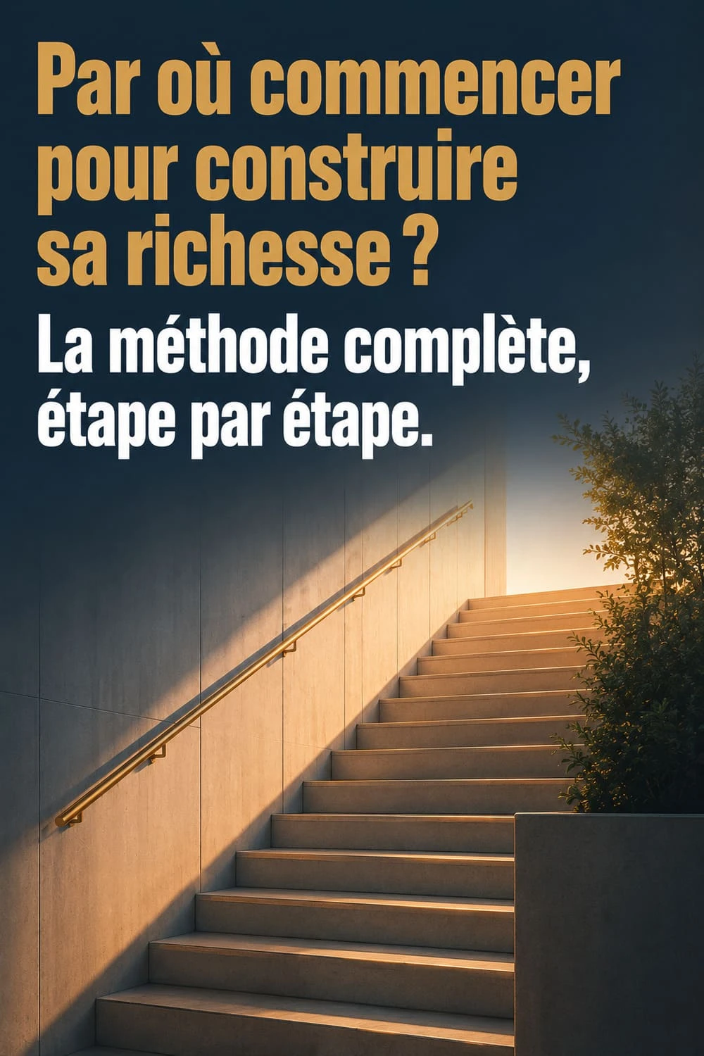 Par où commencer pour construire sa richesse, méthode complète en étapes