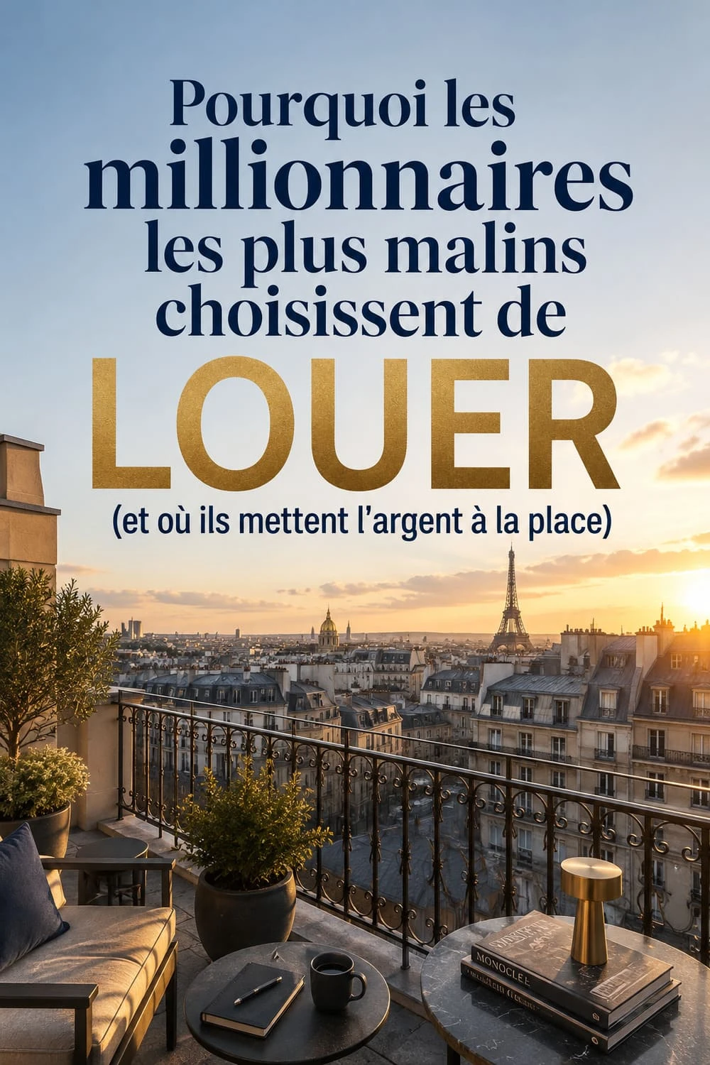 Pourquoi les millionnaires les plus malins choisissent de louer et où ils placent leur argent à la place