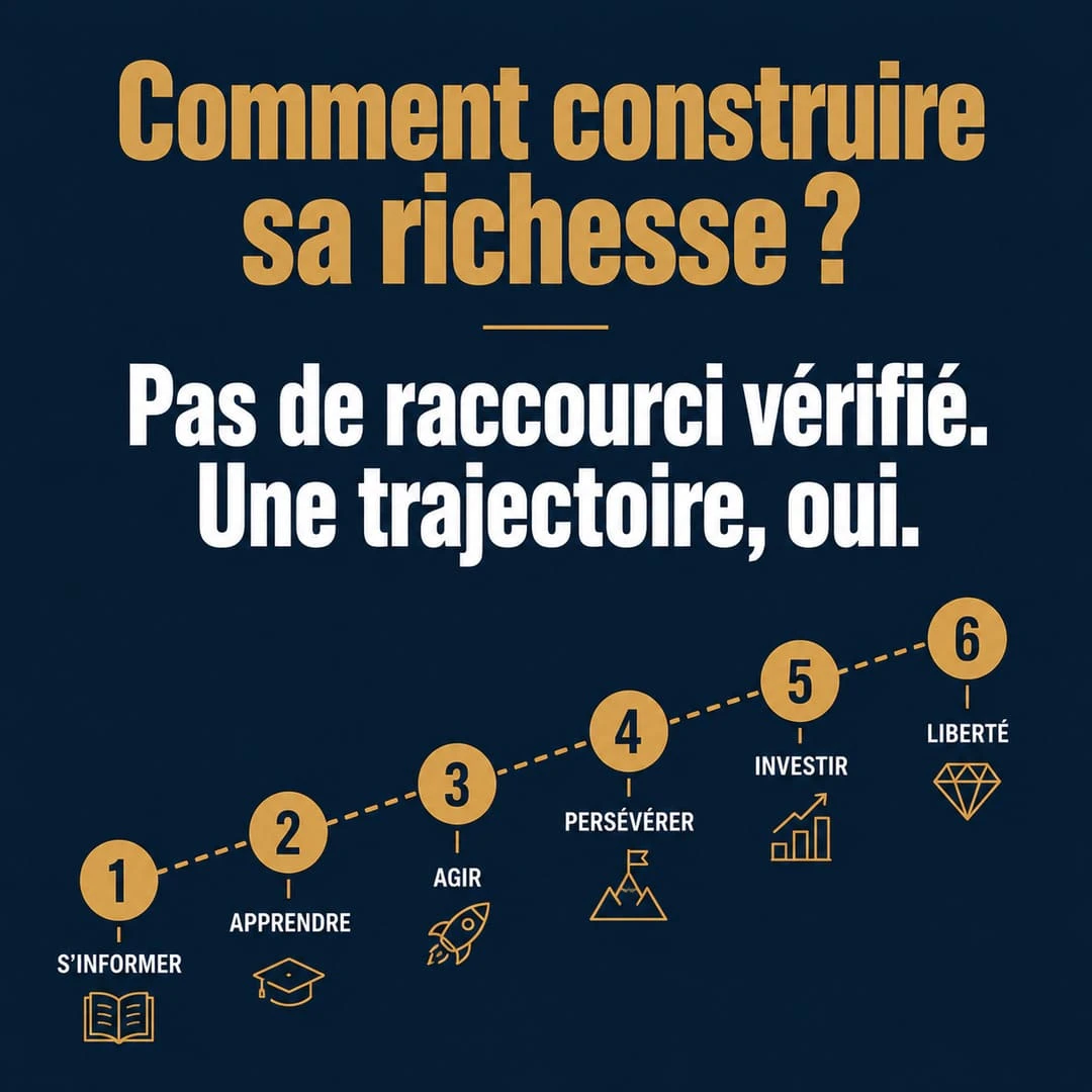 Citation carrée : la richesse est une trajectoire, pas un raccourci