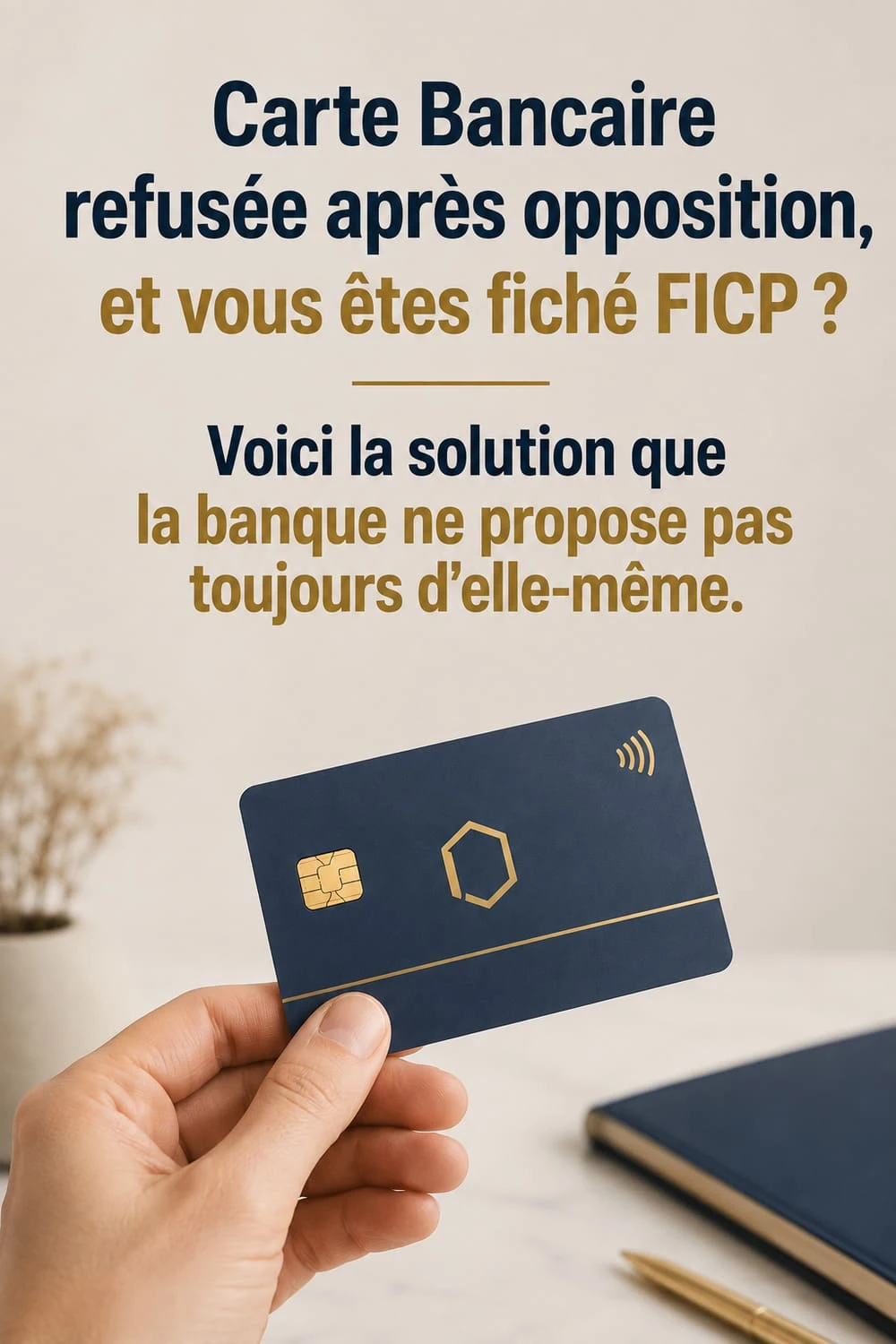 Que faire si la banque refuse votre carte après opposition, fiché FICP Banque refuse nouvelle carte bancaire après opposition si fiché FICP, solutions