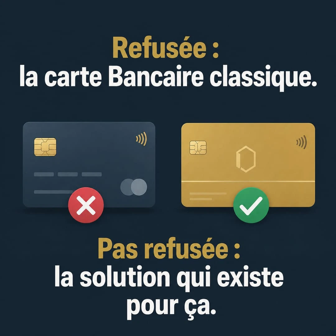 La carte à autorisation systématique comme solution après un refus Citation carrée : la carte à autorisation systématique, la vraie alternative après un refus de carte